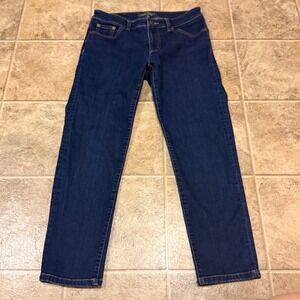 Lauren Ralph Lauren Jeans Co Womens Size 2 Dark Wash Straight Leg Denim Capris